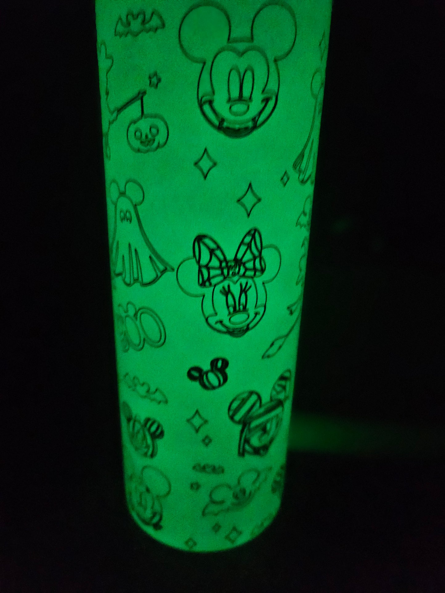 20 oz Glow n Dark mickey halloween