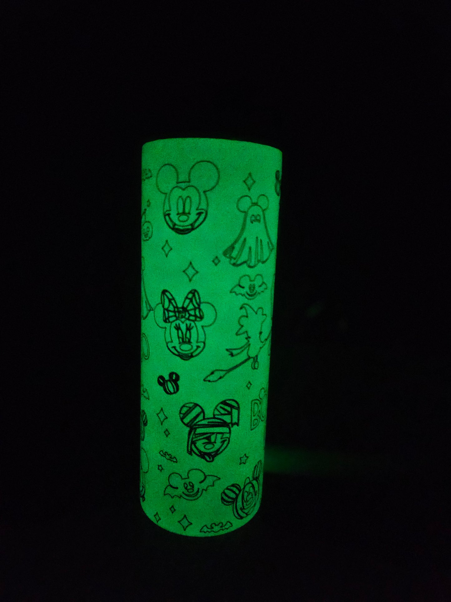 20 oz Glow n Dark mickey halloween