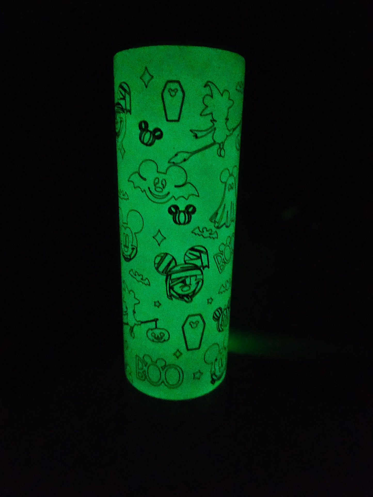 20 oz Glow n Dark mickey halloween