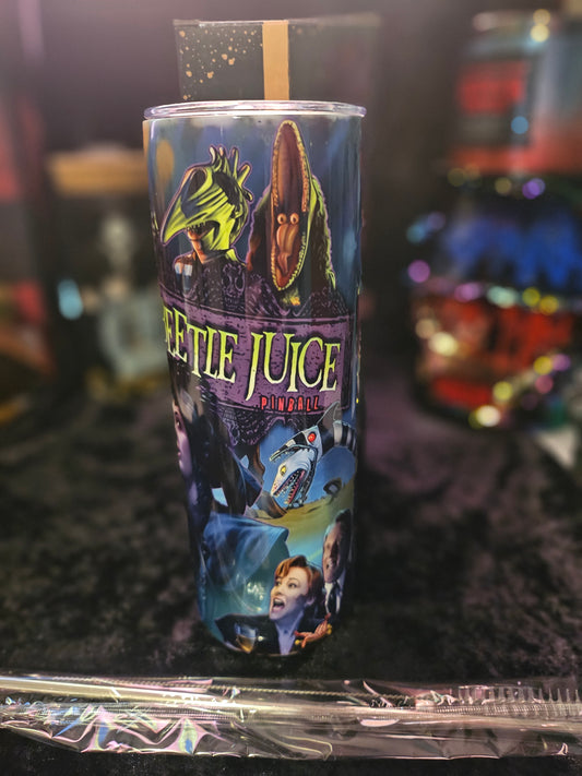 20 oz tumbler: Classic Beetlejuice