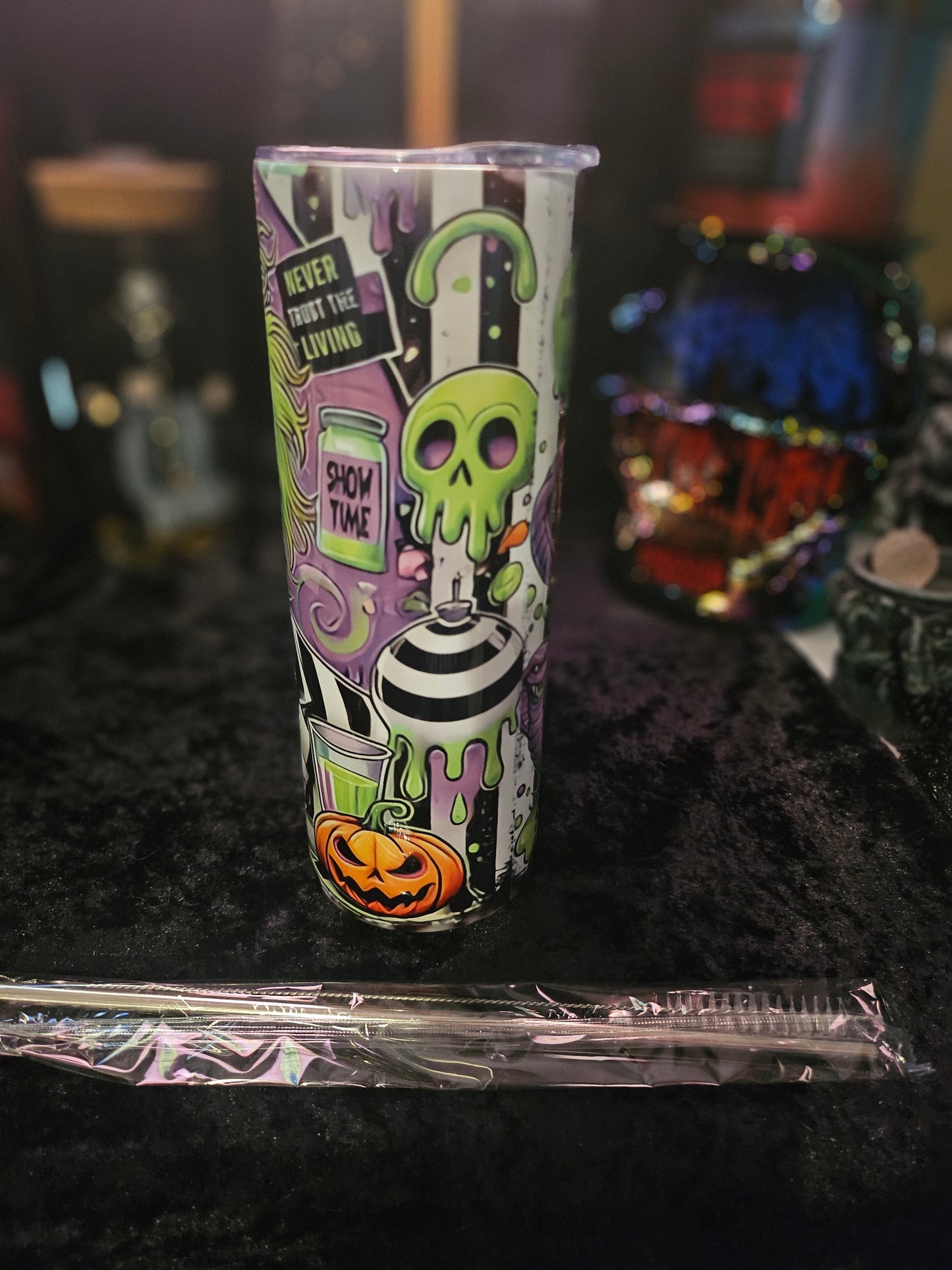 20 oz tumbler: Ghost with the Most