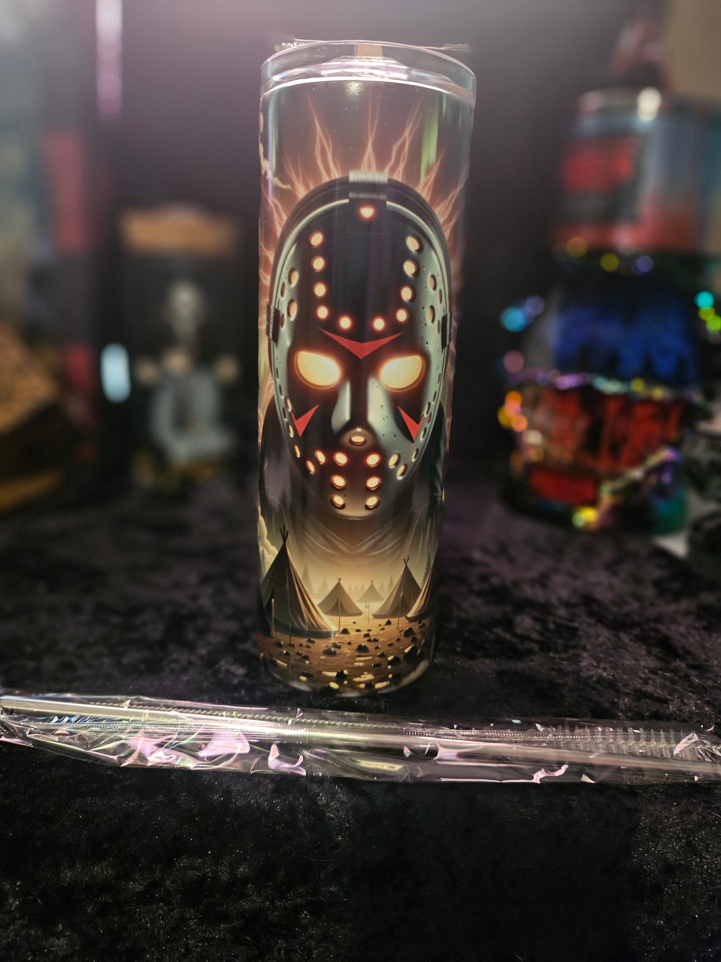 20 oz tumbler: Camp Crystal Lake