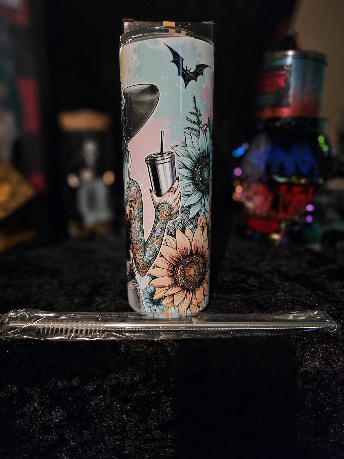 20oz skinny tumbler: feeling witchy